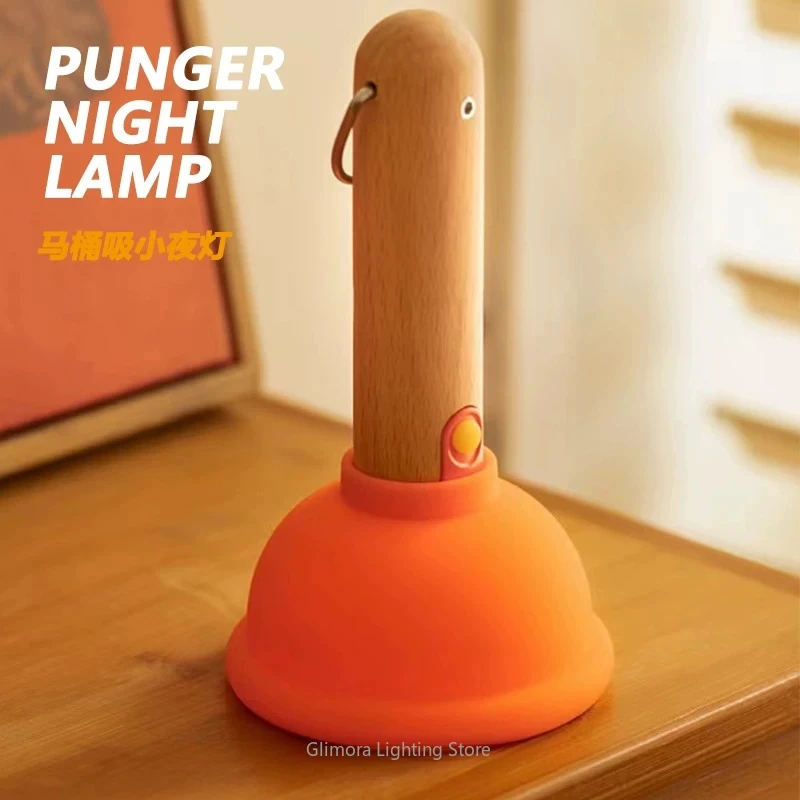 Funny Light for Bathroom Bedroom, Novelty Toilet Shaped Mood Light with Absorbing Negative Energy Design, Gag Gift Home Decor