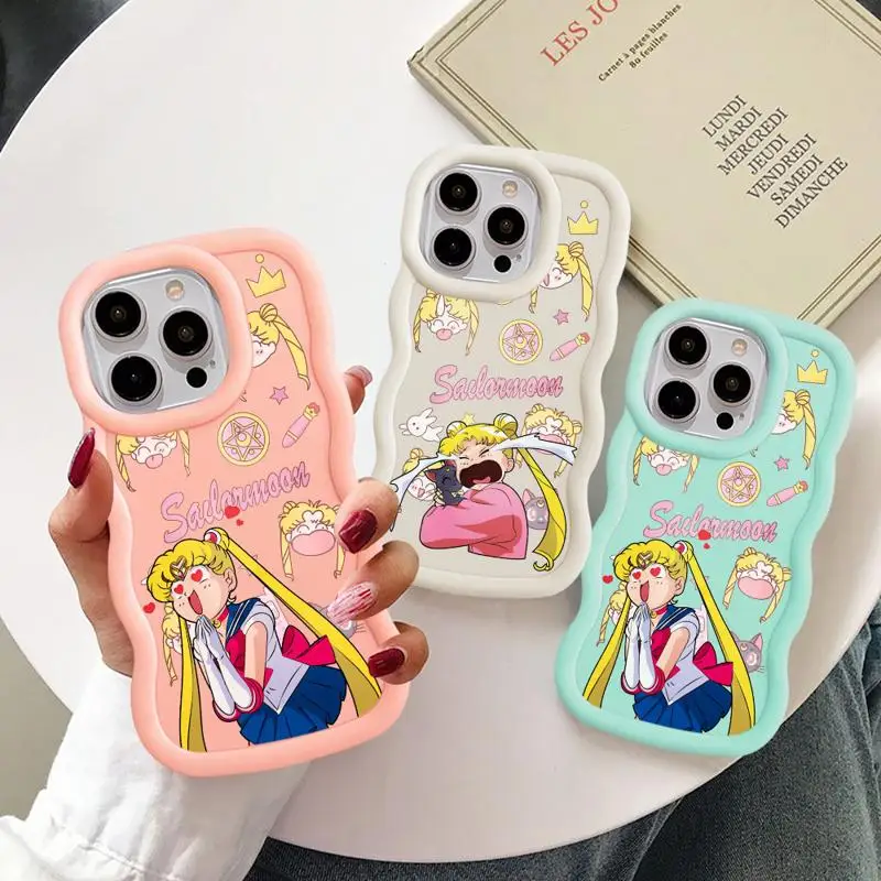 Cute Sailor-Moons Anime Case for OPPO A5s A5 A7 A9 A11 A15 A12 A17 A16e A33 A53 A54 A57 A38 A17k A58 4G A32 A31 Silicone Cover