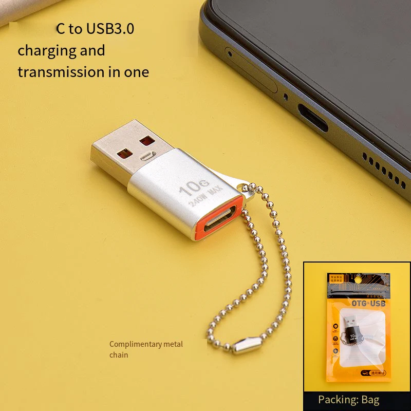 Adaptor Transfer Data USB 3.0 untuk ponsel Android, adaptor USB 3.0 kecepatan tinggi untuk Transfer Data mudah digunakan Transfer Data cepat