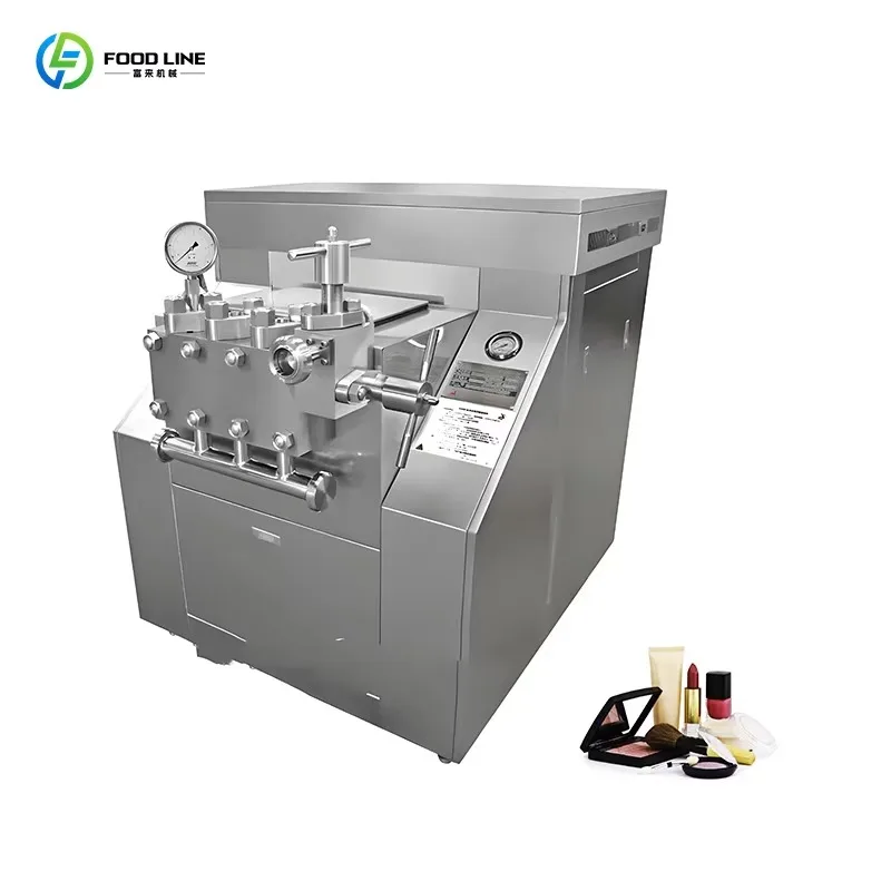 Homogenizer Machine for Food Beverage Dairy Processing, Industrial Liquid Homogenizing Equipment with Stable Emulsification
