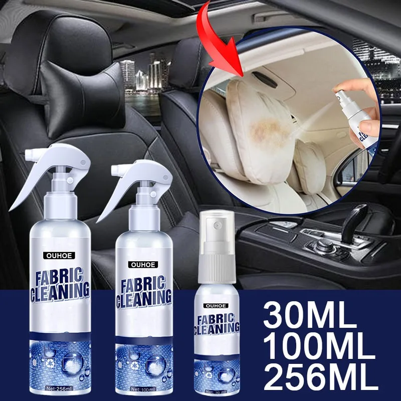 

Universal Car Interior Cleaning Agent Ceiling Cleaner Leather Flannel Woven Fabric Water-free Cleaning Agent Tool