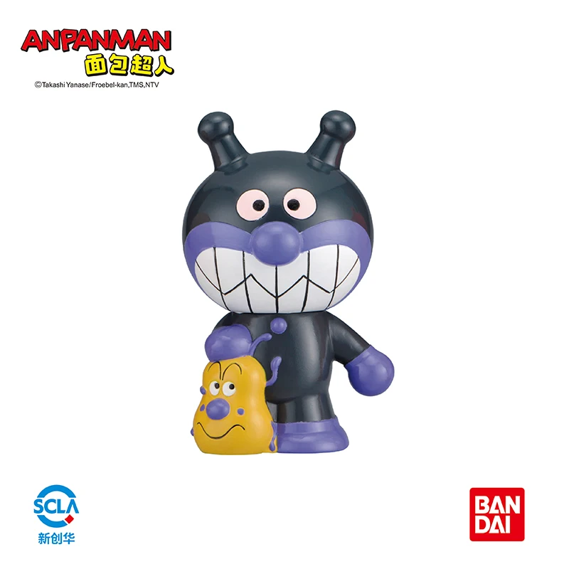 

Bandai Eyewear Factory's ANPANMAN Bread Man Pinched Sound Soft Rubber Figurine - Bacterial Figurine Model Ornament