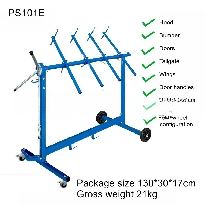Automotive Multifunctional Paint Spraying Bracket Door Hood Hood Rotating Tool Holder Bumper Placing Special Racks