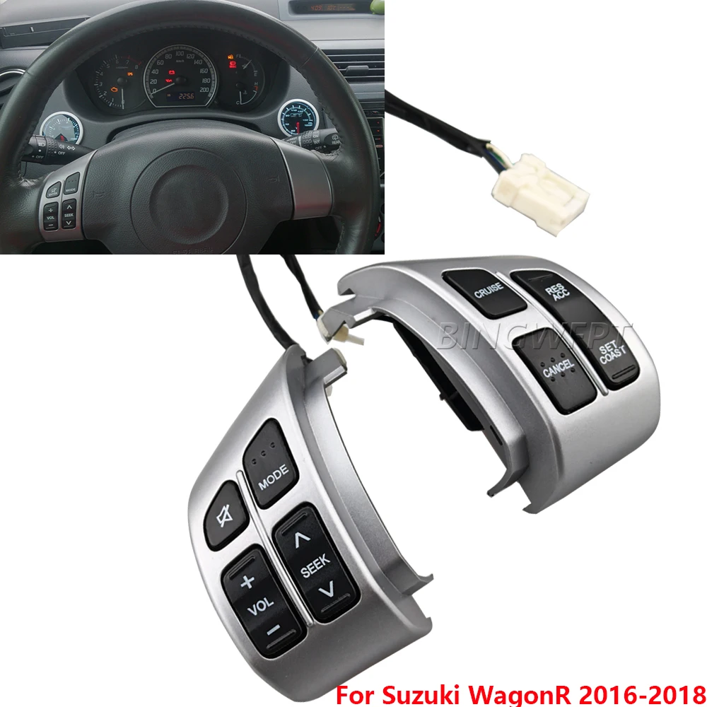 

Высокое качество аудио радио круиз-контроль переключатель рулевого колеса для Suzuki WagonR 2016-2018