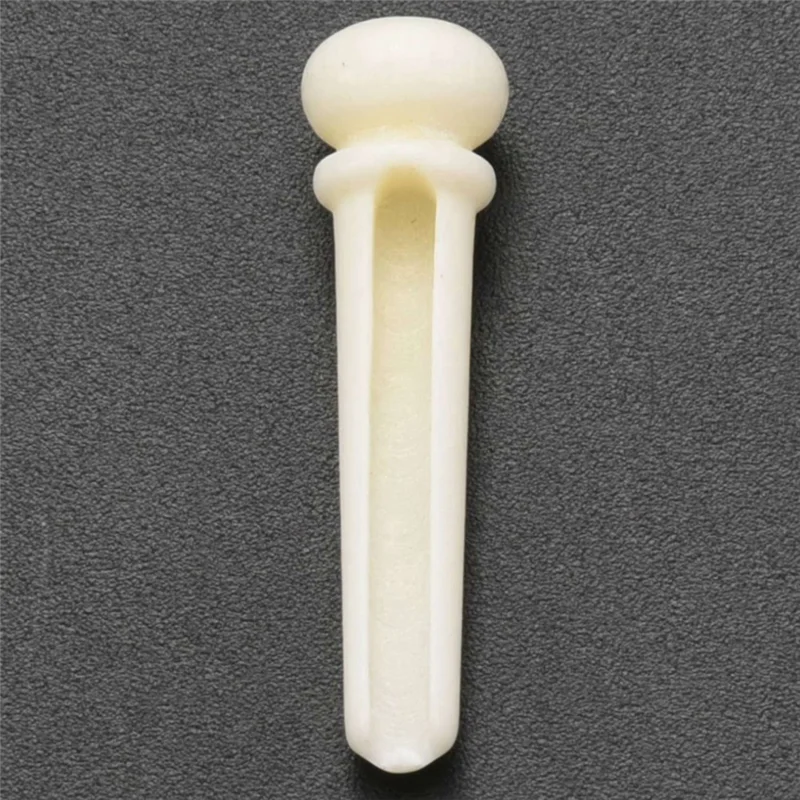 

AA75-24Pcs Real Bone Material Acoustic Guitar Bridge Pins With Pearl Shell Dot