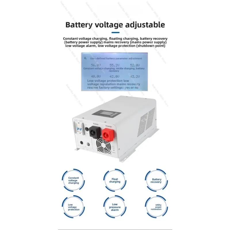 12V 3000W 6000W 10000W Solar Inverter Charger Hybrid All in One for RV Home Off Grid System