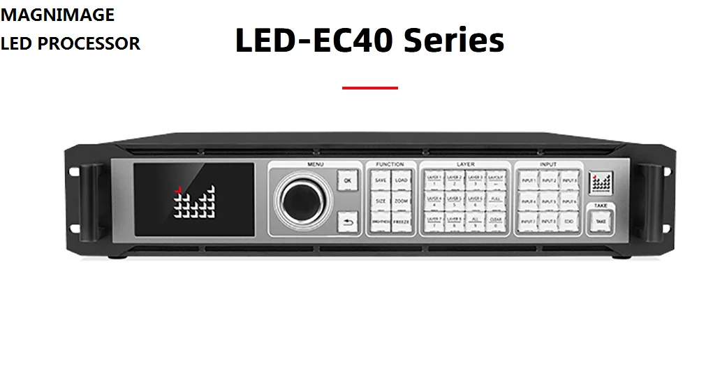 MAGNIMAGE LED-EC40-A 4KX2K Led processor Video Switcher For full color led display event Four-layer Seamless Switching