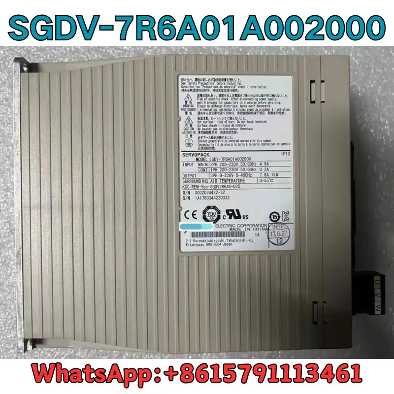 Used drives SGDV-7R6A01A002000 test OK Fast Shipping