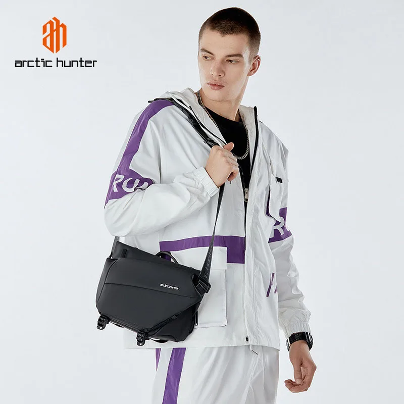 Imagem -04 - Arctic Hunter-bolsa Tiracolo Masculina Bolsa de Peito Impermeável Bolsa de Ombro Casual ao ar Livre Bolsa de Viagem Diária para Meninos Novo 2023