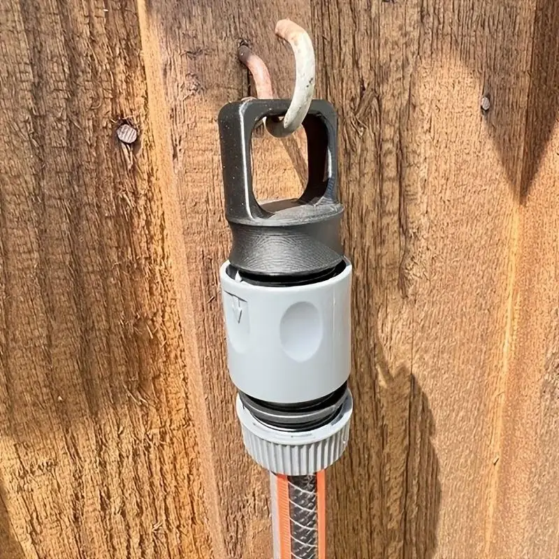 -3D Printing Garden Hose Plug Hook Quick Connector End Cap Holder For Outdoor Water Pipe Fitting