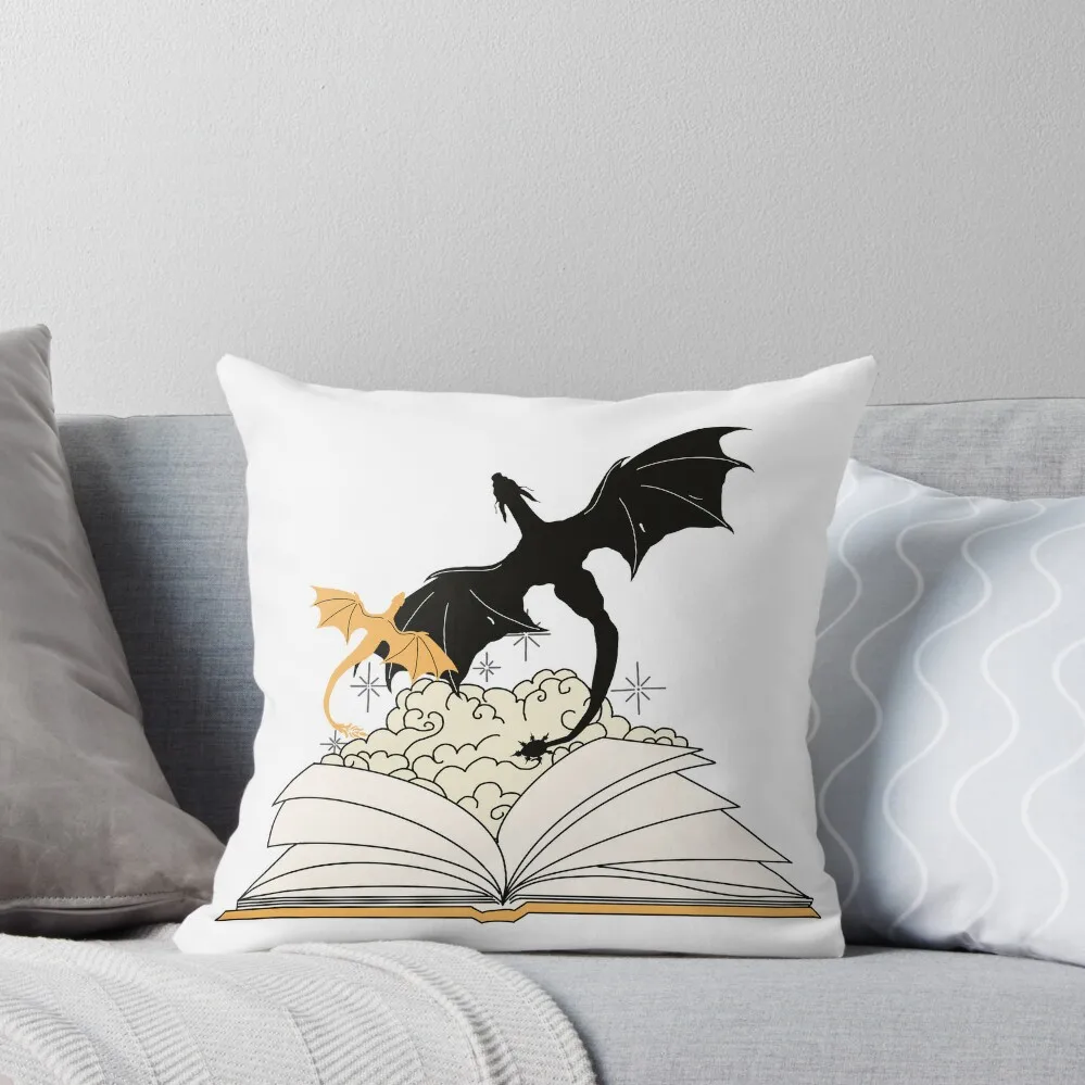 

Fourth Wing Dragons Throw Pillow Plaid Sofa Cushions Cover anime girl Cushions For Sofa pillow