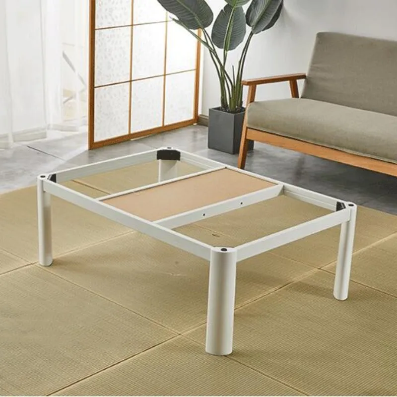 (4 sztuk/zestaw) styl japoński zestaw Kotatsu prostokątny stół Futon grzejnik meble do salonu Kotatsu cieplej niski środkowy stół 105cm