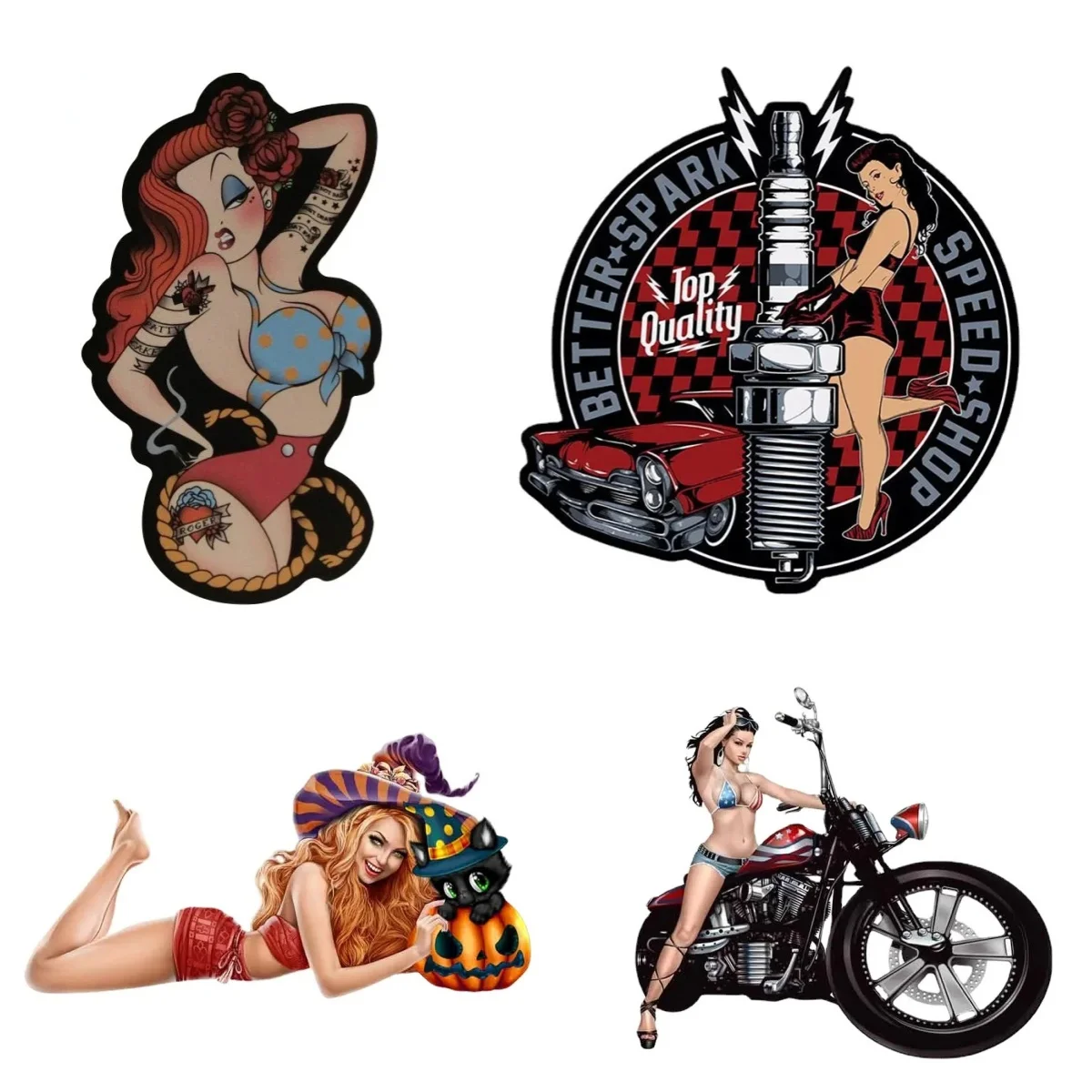 

Tattoo Sexy Hottie Girl Princess Punk Style Skateboard Decal Vinyl Car Sticker Motor Auto Decor Graphics PVC Wholesale