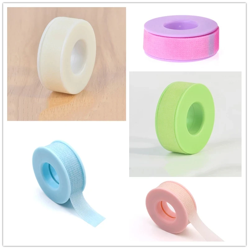 Non-woven Medical Silicone Gel Eyelash Tape Breathable Sensitive Resistant Pink/Blue Eye Pad Eyelash Extension Tools