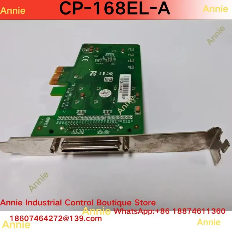 Second-hand test OK MOXA CP-168EL-A PCI-E 8-Port Serial Card RS-232 Multi-Port Serial Card