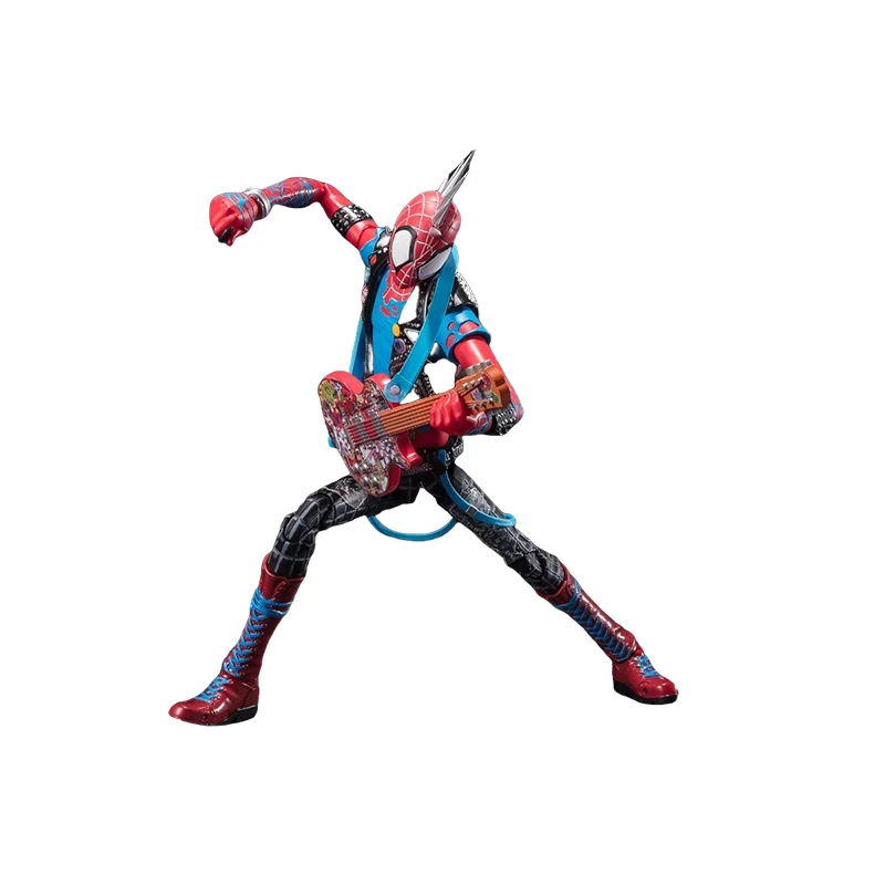 Spot Direct Delivery Bandai Original SPIDER-MAN ACROSS THE SPIDER-VERSE Anime Figure SHF PUNK Action Figure Toys For Kids Gift