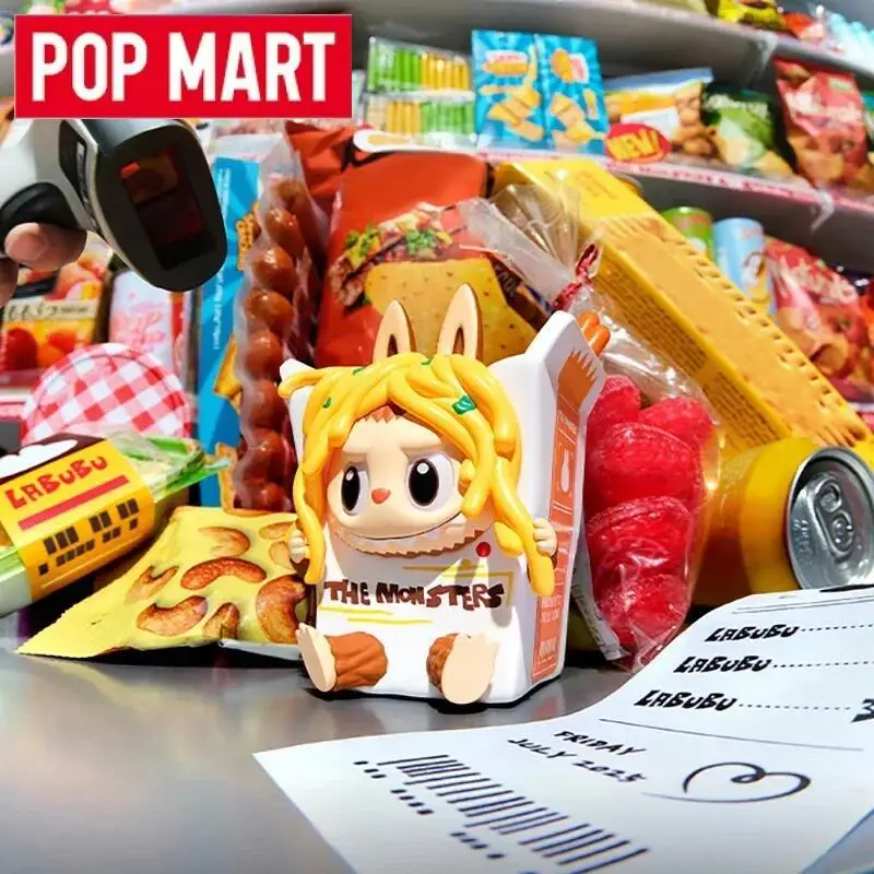 POP MART De Monsters Wacky Mart Serie Blind Box Mystery Box Guess Bag Speelgoed Pop Leuke Anime Figuur Desktop Ornamenten Collectie