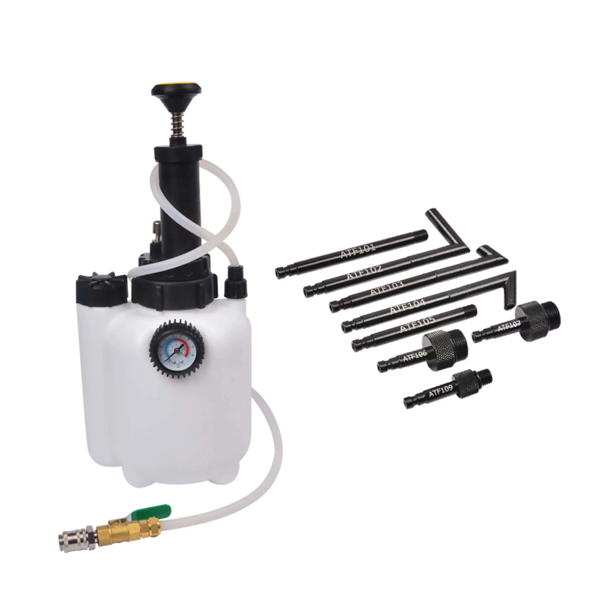 1Pc 3L Transmission Oil Change Transmission Fill Pump System Manual ATF Filler System with Adapters