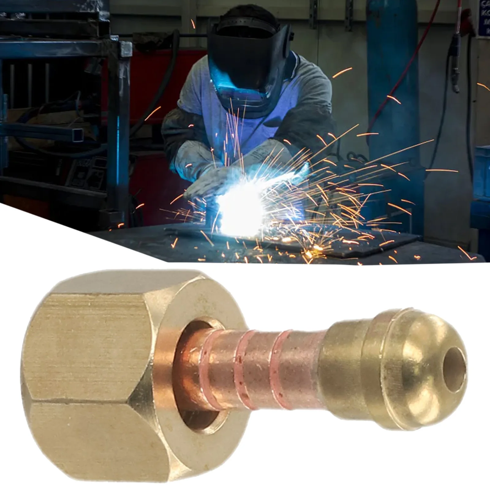 

Newest Useful Hot Sale Protable Reliable Power/gas Connector 8mm 10mm Nut Power WP-26 Brass Material Connector
