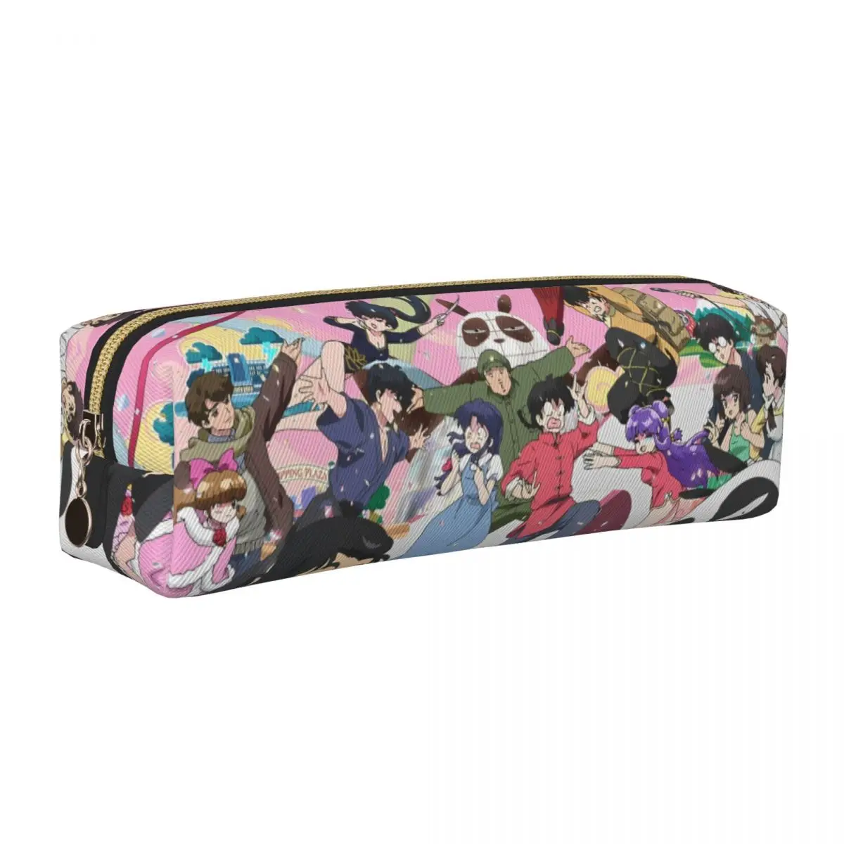

Manga Ranma Pencil Case Cute Adventure Martial Comedy Pen Holder Bags Kids Big Capacity Students School Cosmetic Pencilcases