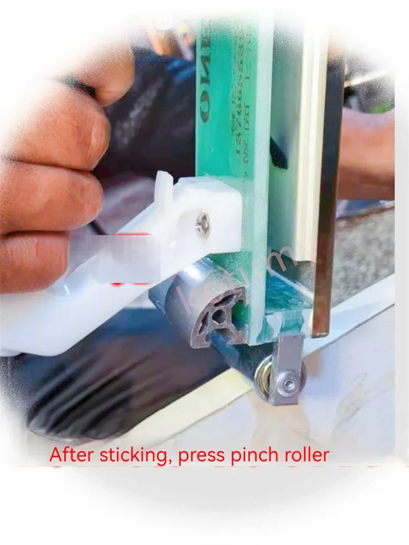 220V Woodworking Portable Edge Banding Machine Wood PVC Manual Edge Bander For Self-adhesive Edge Banding