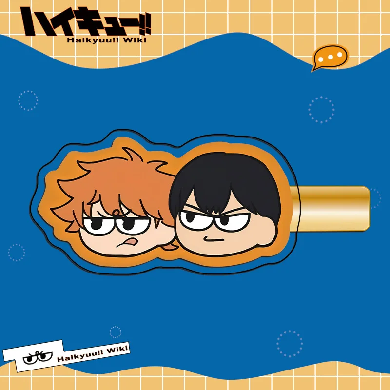 Anime Haikyuu!! Shoyo Hinata Tobio Kageyama Kei Tsukishima Cosplay accessori per forcine accessorio delicatezza versione Q Ambitus