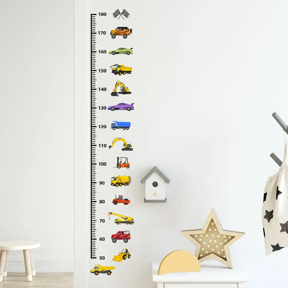 Novel 50cm-180cm Great Stickiness Colorfast Mural Kids Wall Growth Chart Kids Wall Growth Chart Sticker Gauge