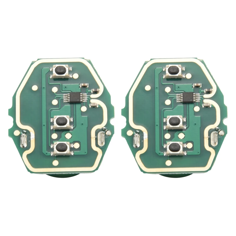 2X 3 Button Remote Car Key Control Circuit Board 315Mhz/433Mhz For-BMW 3 5 Series E46 E39 EWS Without Key Shell