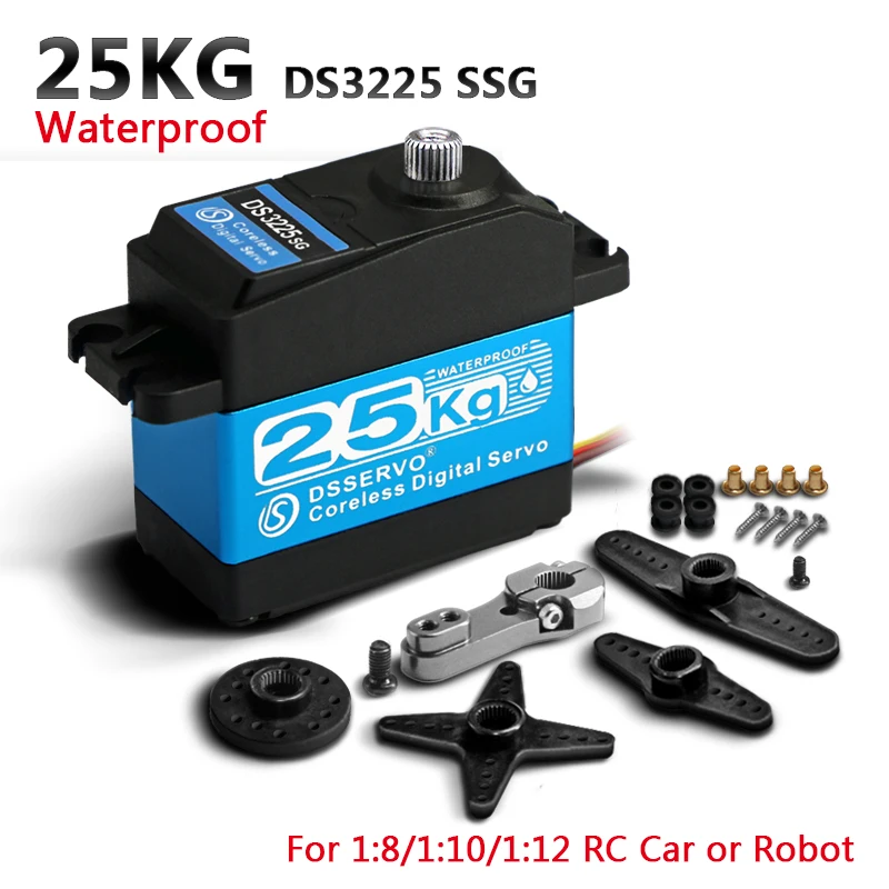1X DS3225 update servo 25KG full metal gear digital servo baja servo Waterproof servo for baja cars+Free Shipping
