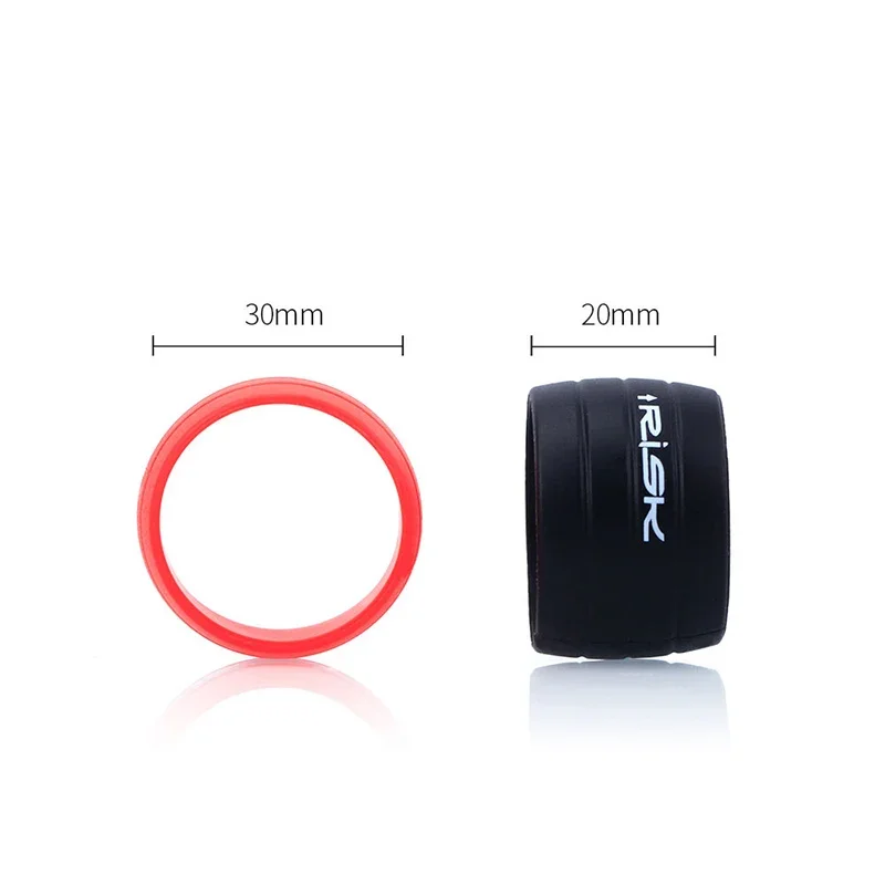 Risk 1 Pair Road Bike Handlebar Strap Fixed Ring, Silicone Non-Slip Bicycle Handlebar Tape Fixing Ring, Anti-Slip Rubber Sleeve image 5