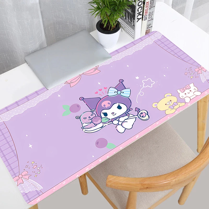 لوحة الماوس Kuromi ملحقات الكمبيوتر نوع سرعة Varpet حصيرة لمشغلات الرياضة الإلكترونية لوحة مفاتيح الكمبيوتر المحمول لوحة الماوس مكتب الكمبيوتر حصيرة مكتبية #3