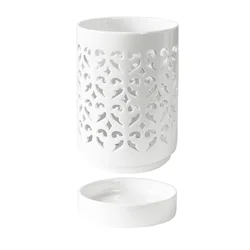 Vasos De Orquídea Branca Respirável com Buracos, Panela De Cerâmica Para Reparação, Plantador De Flores, Interior E Exterior, 4 in