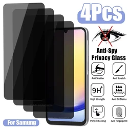1-4PCS Privacy Screen Protector For Samsung A36 A26 A56 A35 A34 A33 A32 A31 A55 5G A54 A53 A52 A25 A24 A15 A14 A13 AntiSpy Glass