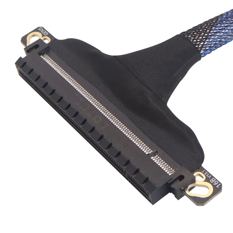 

Pcie 5.0 X16 Extension Cable PCI-E Gen5 High Speed Lossless Cable GPU Extension Cable For RTX5090 Graphics Card