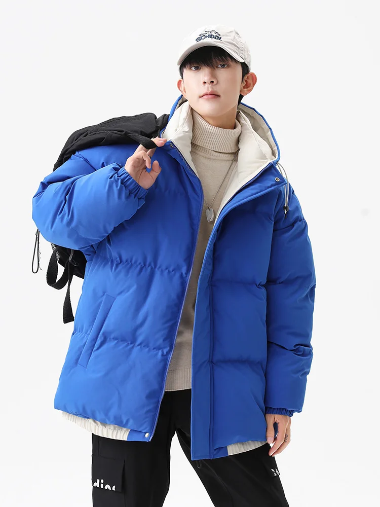 

American Sle Casual Men's Cotton Jaet Autumn Winter New Faion Warm Versatile Bread Sle Outerwear Polyester Filling