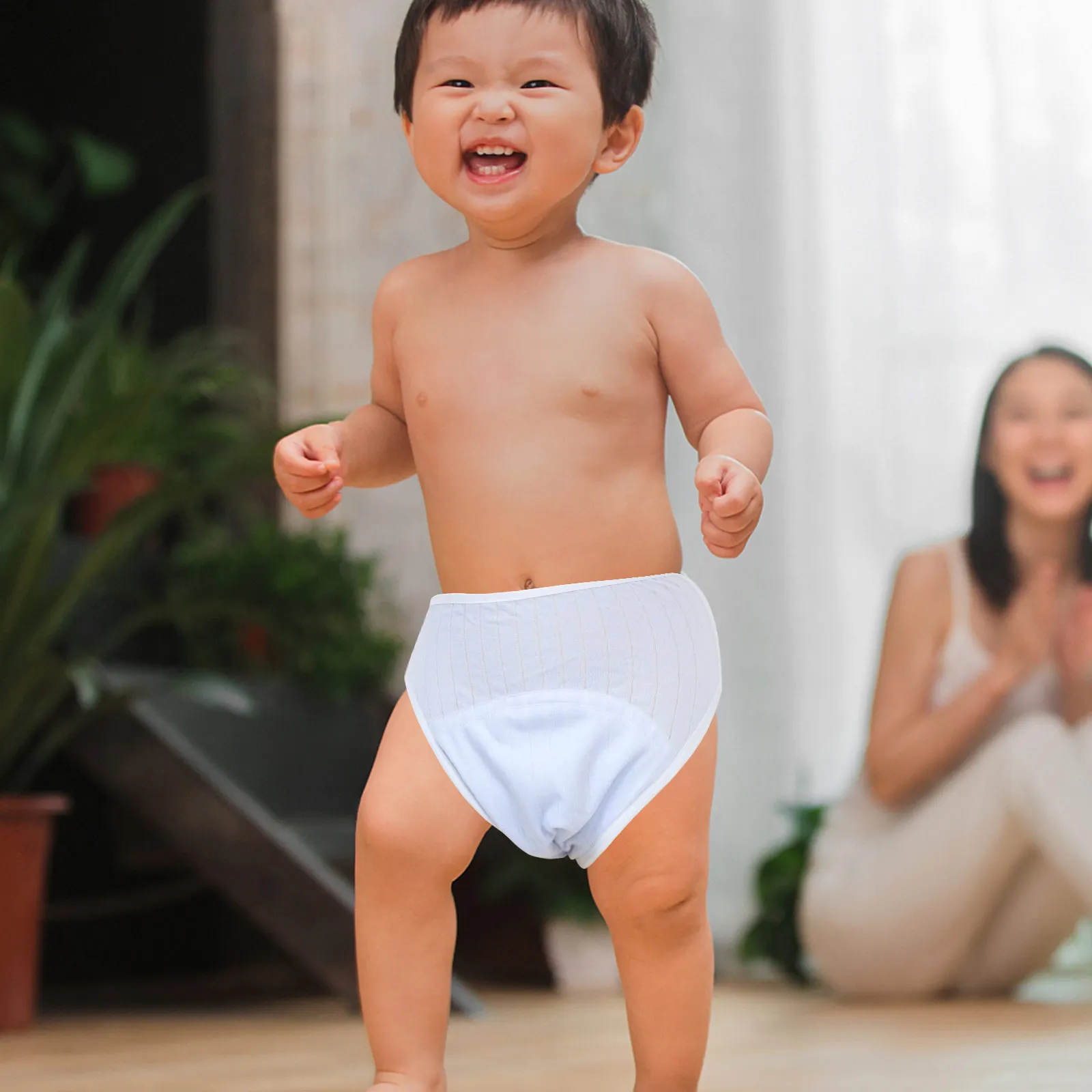 

Leak-proof Children's Underwear Baby Wearable Newborn Nappies Diaper Pants Training Cotton Comfortable Potty Anti-leakage