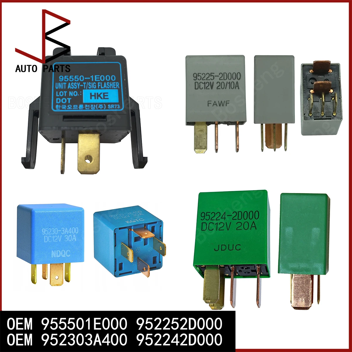 Nuevo relé de potencia relé intermitente de señal OEM 95550-1E000 95225-2D000 95230-3A400 95224-2D000 para Hyundai ACCENT 06 2005-2013 HB20 16
