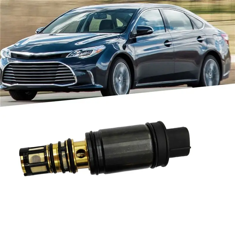 Simple 2X Car A/C Compressor Electronic Control Valve For Toyota Camry 2.5L 3.5L 2012-2017 Avalon 2013-2018