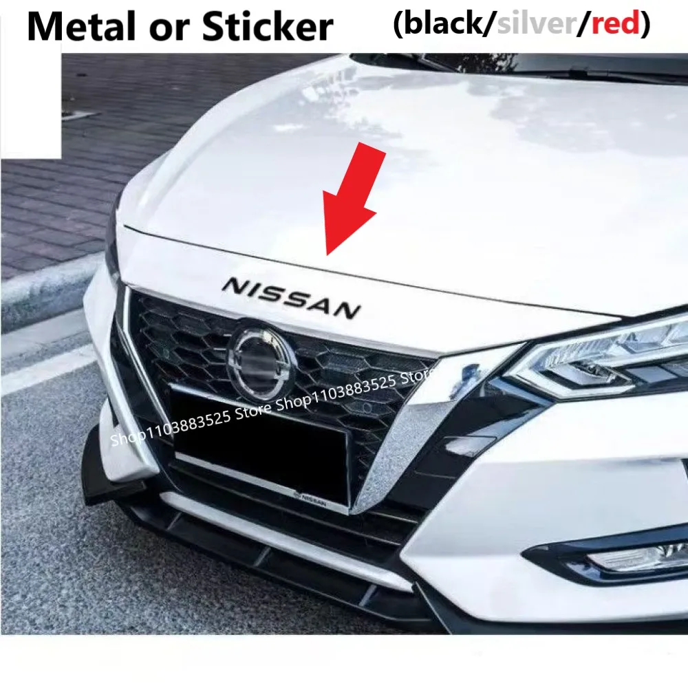Badge or Sticker for Nissan Almera Xterra Nismo Sentra Sylphy GTR Tiida Qashqai Versa Altima Rogue Leaf Patrol Kicks Juke 350z