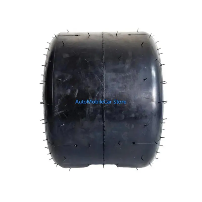 G8TE Low Resistance Cart Hurrying Tires 10x4.50 5 Smooth Face Decreased Rolling Resistance Quick Mounting for Track Use