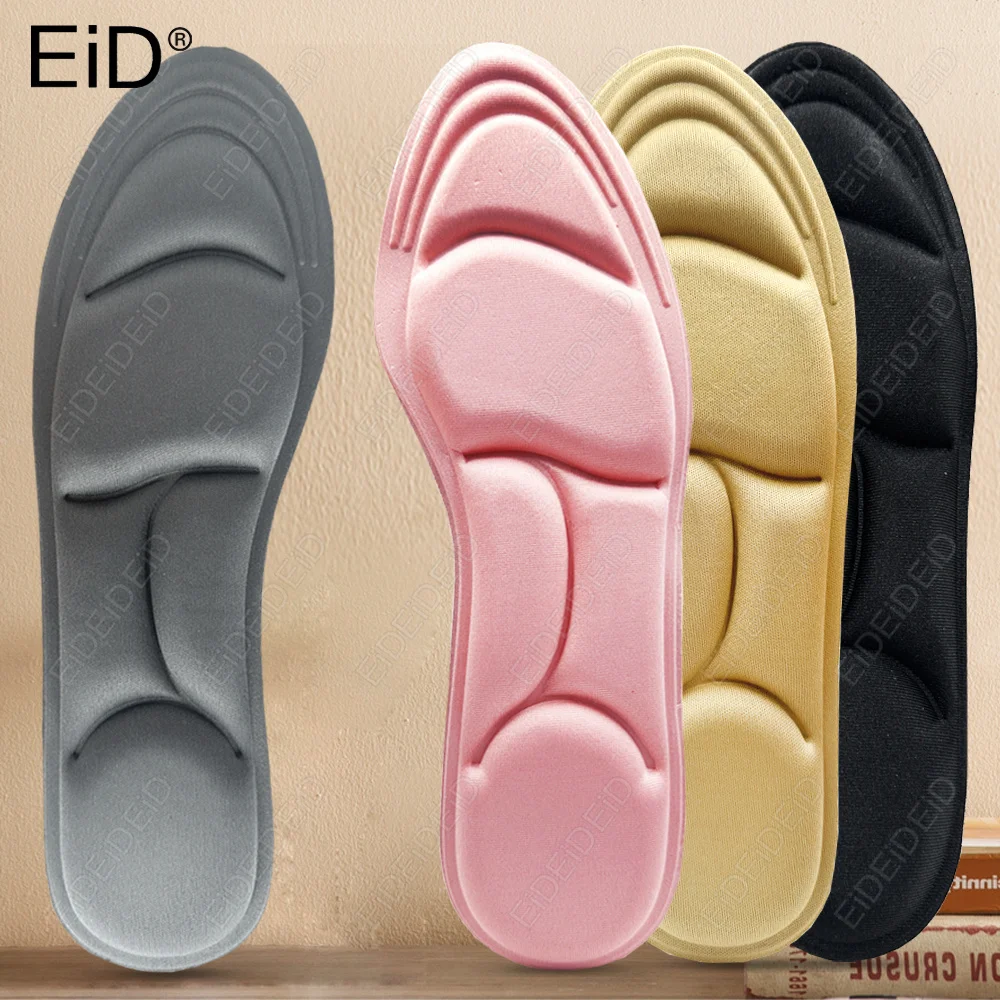 

5D массажные стельки из пены с эффектом памяти для обуви, дышащие, амортизирующие, для спорта и бега, ортопедические стельки для мужчин и женщин