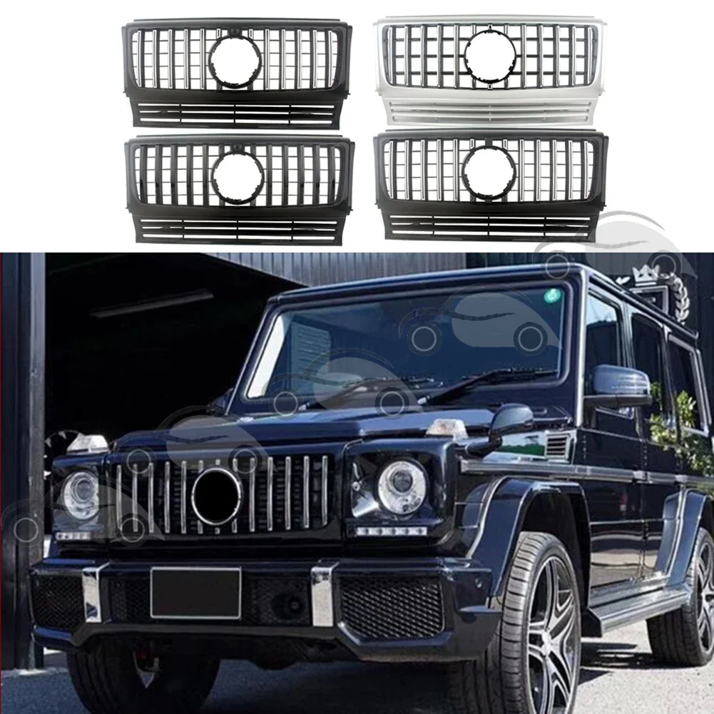 

Front Racing Facelift Grill Upper Grille For Mercedes-Benz G-Class W463 G550 G500 G350 G55 1990-2018 GT