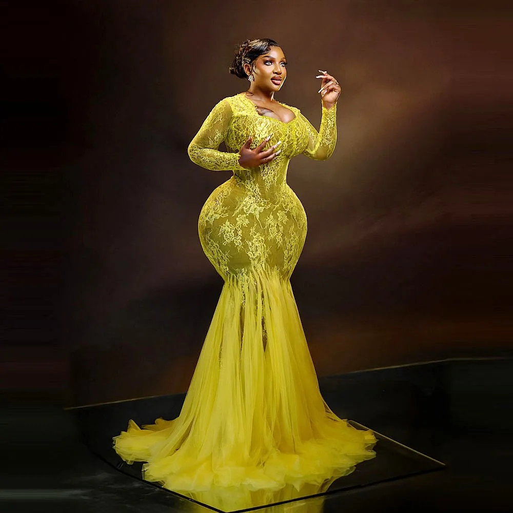 2026 African Women Mermaid Eveing Dresses Sweetheart Beads Unique Bottom Tulle And Lace Plus Size Prom Dress vestidos de fiesta