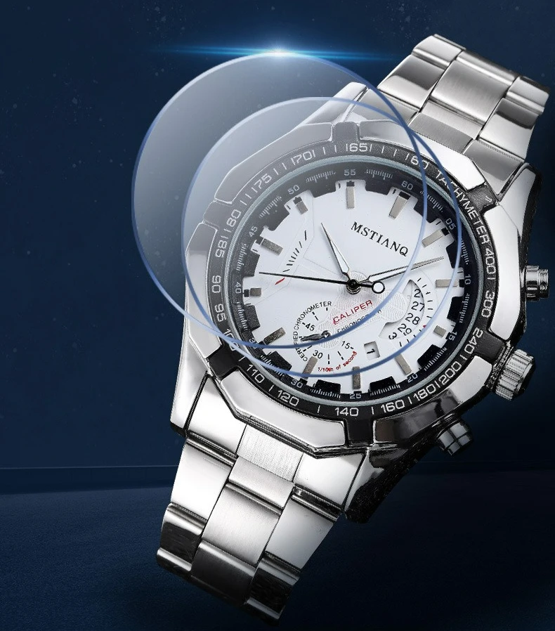 Sporty Men's Watch, Date Display, Non-Mechanical Quartz Watch, Stylish and Trendy Business Watch