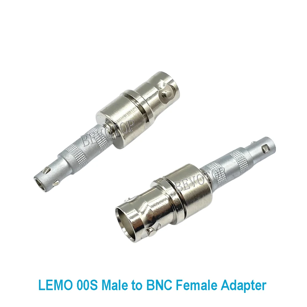 10PCS/lot LEMO 00S Male Plug to Q9 BNC Female Straight for WiFi Radio Connector BNC to LEMO 00S RF Adapter Wholesales