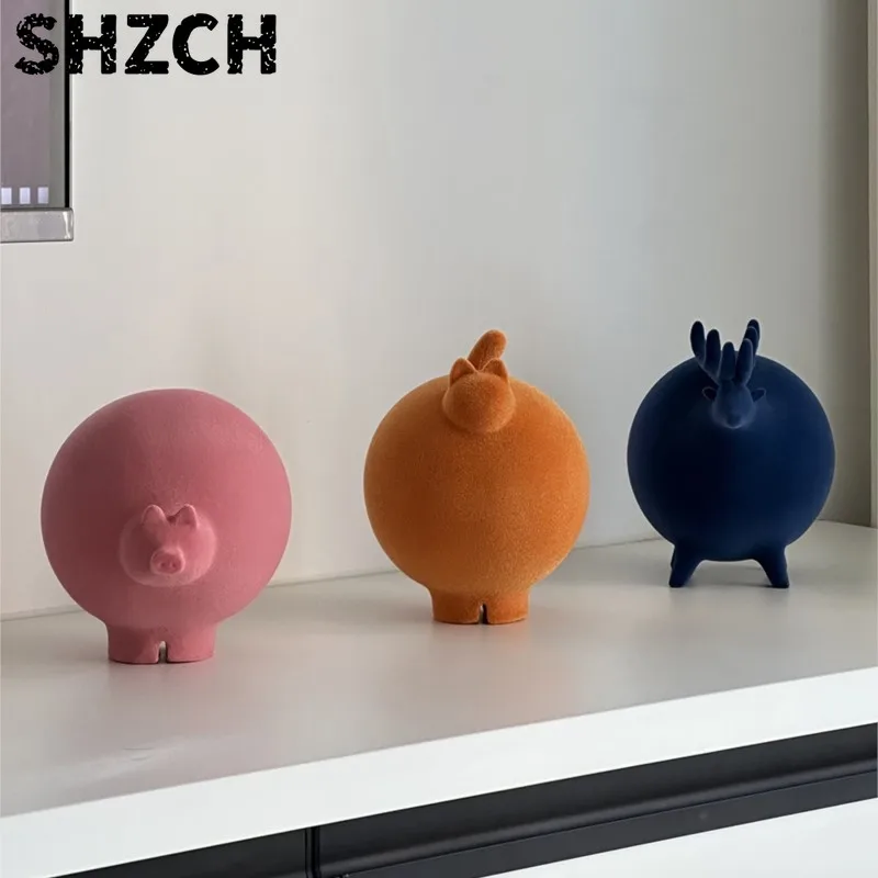 MOMO Piggy - украшение для тумбы под телевизор, для гостиной, декор с мягким освещением, высококачественная светотехника, декор для прихожей.