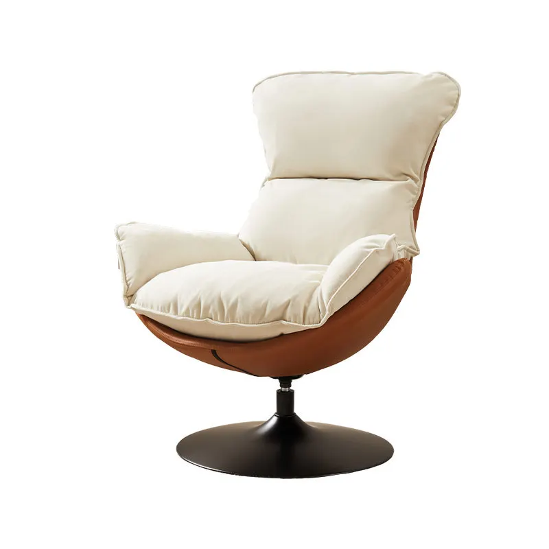 

Single sofa chair Simple modern living room Balcony Bedroom Cream wind Lazy sofa Leisure chair