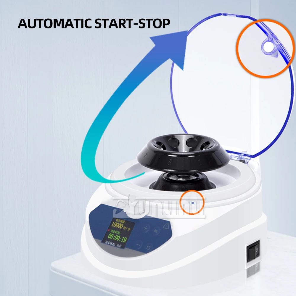 12000rpm Blood Centrifuge Prp Plasma Centrifuge Machine Laboratory Centrifuge Can Put 0.5ml 1.5ml 2ml 0.2ml Microtube