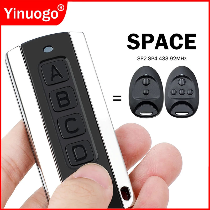 para-space-sp2-sp4-controle-remoto-da-porta-da-garagem-43392mhz-codigo-de-rolamento-portao-eletrico-controle-remoto-transmissor-abridor-porta-da-garagem