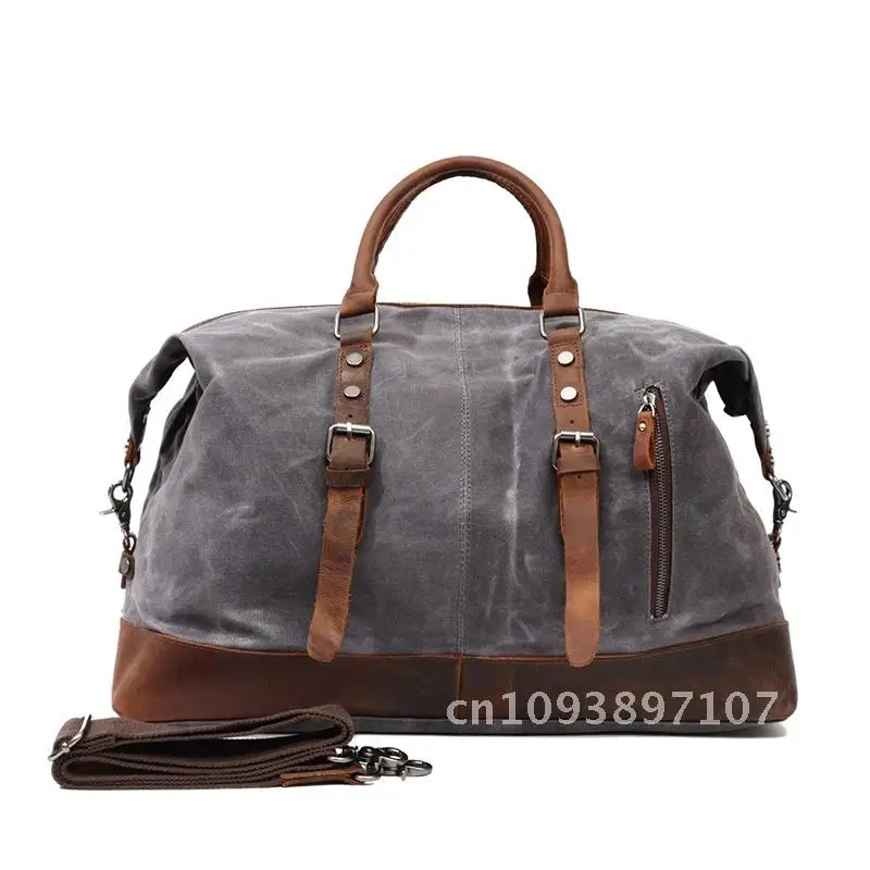 Men Travel Luggage bag Designer Men Duffle Bag Waterproof waxed Travel Canvas On Capacity Business Luggage Large Bag Trip Bags